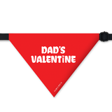 PawsIndia Pet Bandana - Valentines Edition - Dad's Valentine