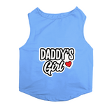 PawsIndia Sleeveless Printed Dog T-Shirt - Daddy's Girl