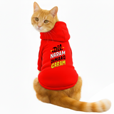 Pawsindia Dog & Cat Hoodie - Dil Naram Dimag Garam