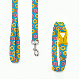 PawsIndia Glazed Donuts Printed Collar & Leash Set for Dogs & Cats