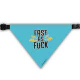 PawsIndia Pet Bandana - Fast As Fuck