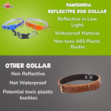 Pawsindia Reflective Nylon Collar for Small Dogs - Green