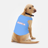 PawsIndia Sleeveless Printed Dog T-Shirt - Gunda