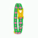 PawsIndia Pink Daisy Printed Collar for Dogs & Cats