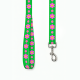 PawsIndia Pink Daisy Printed Leash for Dogs & Cats