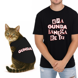 PawsIndia Signature Twinning Set – Parent & Cat - Kya Gunda Banega & Gunda - Black