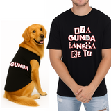 PawsIndia Signature Twinning Set – Parent & Pup - Kya Gunda Banega & Gunda - Black