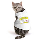 PawsIndia Sleeveless Printed Cat T-Shirt - Hello I'm Allergic To People