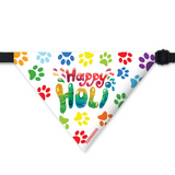 PawsIndia Pet Bandana - Happy Holi