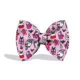 Pawsindia Holiday Doodle Pattern Bow Tie