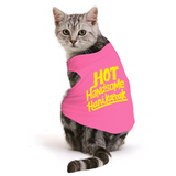 PawsIndia Sleeveless Printed Cat T-Shirt - Hot-Handsome-Hanikark