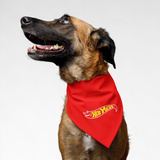 PawsIndia Pet Bandana - Hot Mess - Red