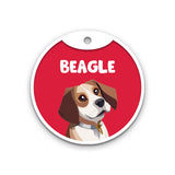 Customized Dog Id Tags - Beagle