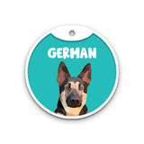 Customized Dog Id Tags - German Shepherd