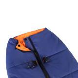 Zoomiez Ultimate Dog Jacket With Built in Harness - Blue/Orange