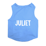 PawsIndia Sleeveless Printed Dog T-Shirt - Juliet