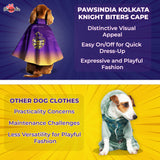 Pawsindia IPL Edition - Kolkata Knight Biters Dog Cape