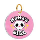 Customized Pet Id Tag - Mama's Girl - Pink
