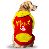 PawsIndia Dual Pattern Dog & Cat Hoodie - Master Peice