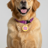 Customized Pet Id Tag - Mom's favorite Child - Yellow