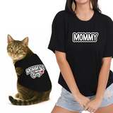 PawsIndia Signature Twinning Set – Parent & Cat - Mommy & Mommy's Boy - Black