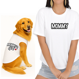PawsIndia Signature Twinning Set – Parent & Pup - Mommy & Mommy's Girl - White