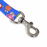 PawsIndia Crazy Monsters Printed Collar & Leash Set for Dogs & Cats