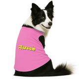 PawsIndia Sleeveless Printed Dog T-Shirt - Nawaab