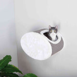 Trixie - Cuddly Cave For Wall Mounting (42 × 29 × 28 cm, White/Grey)
