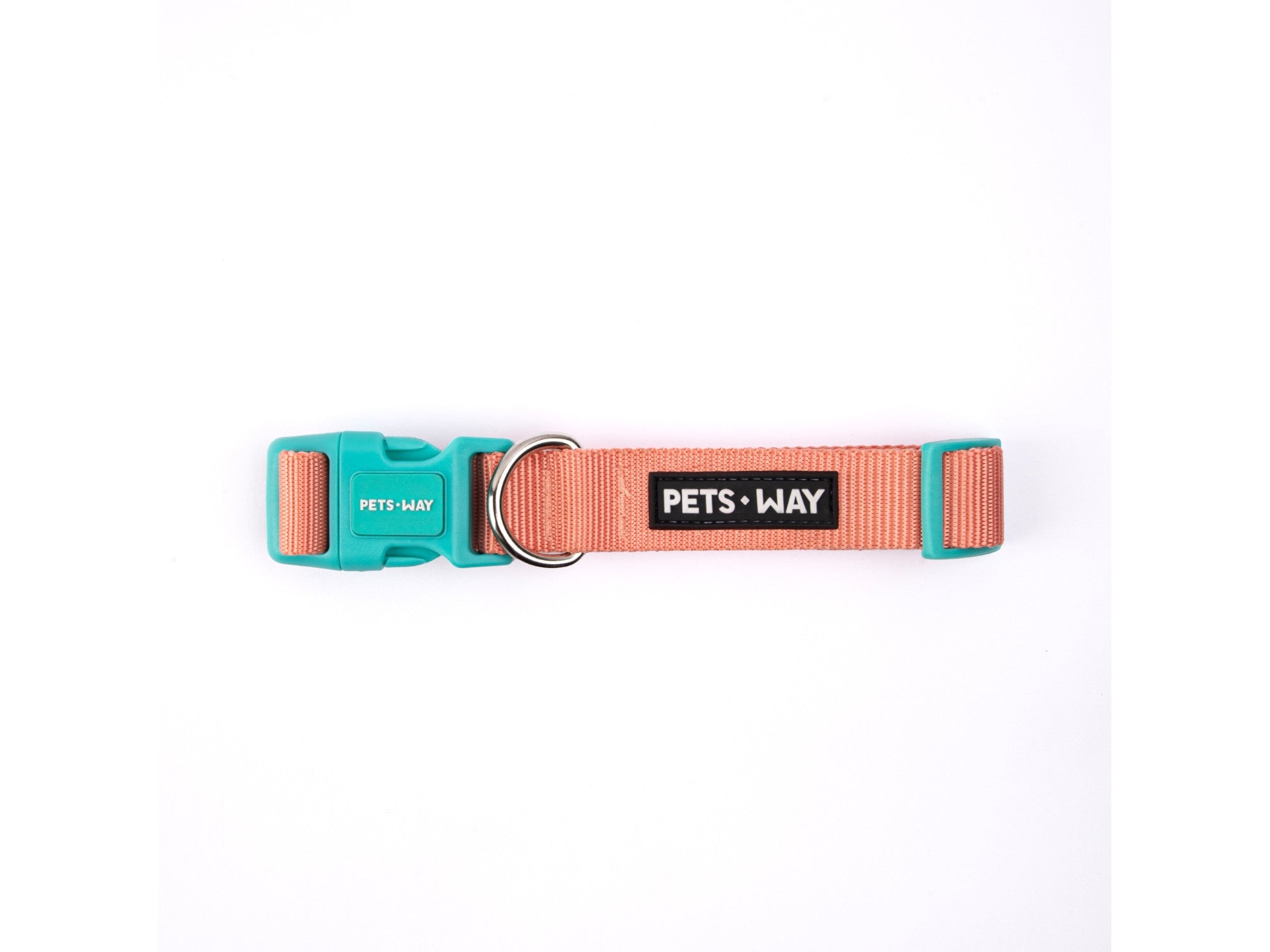 Pets Way Solid Dog Collar - Peach