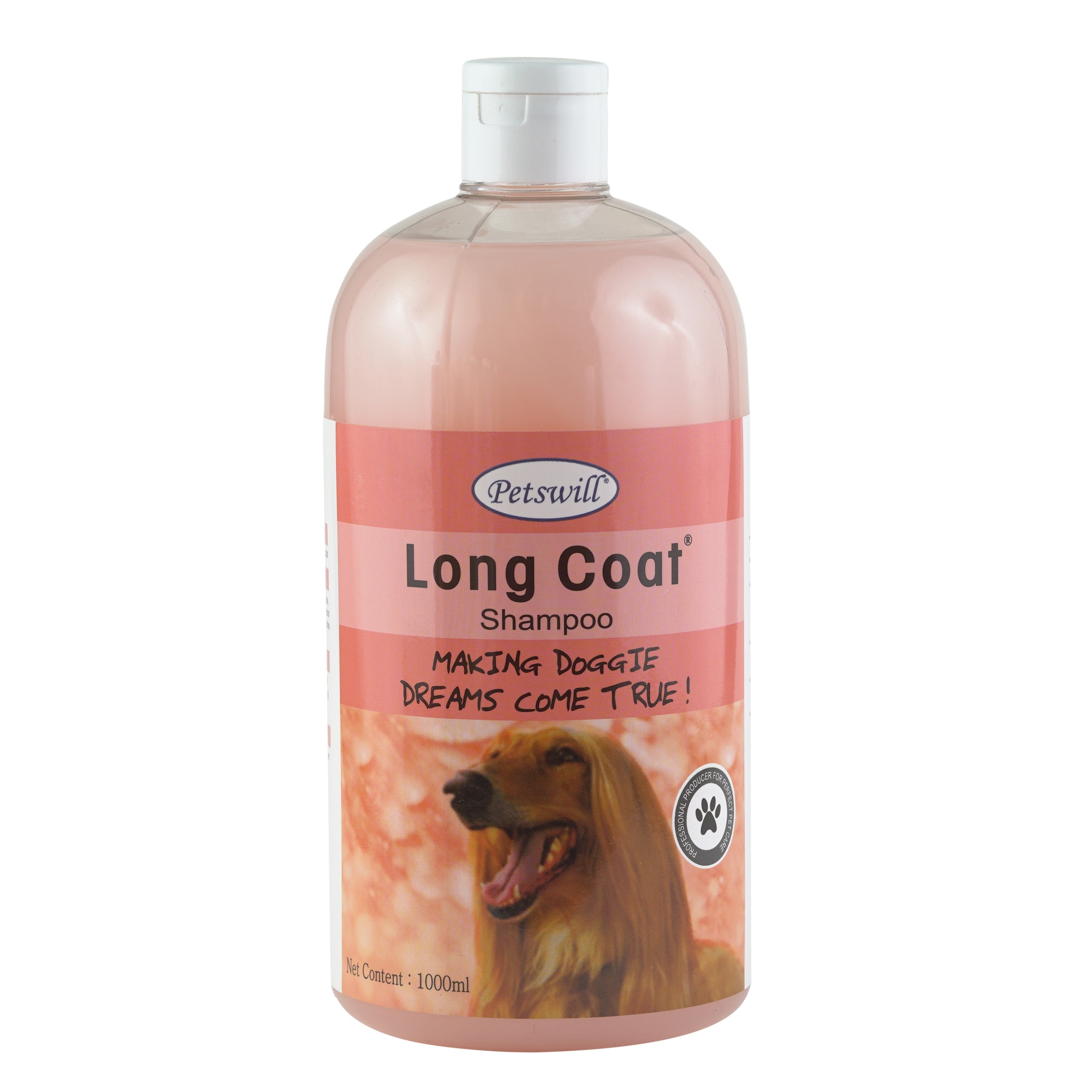 Petswill Long Coat Conditioning Shampoo for Dogs & Cats - 1 Litre