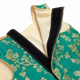 PawsIndia Traditional Royal Zari Dress For Dogs - Ice Blue