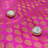 Pawsindia Traditional Royal Brocade Dress for Dogs - Pink | Ethnic Festive Wear