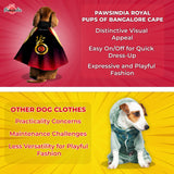 Pawsindia IPL Edition -Royal Pups Of Bangalore Dog Cape