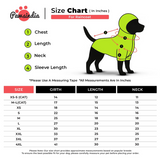 Pawsindia Dog Hooded 360° Raincoat - Red & Yellow