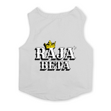 PawsIndia Sleeveless Printed Dog T-Shirt - Raja Beta