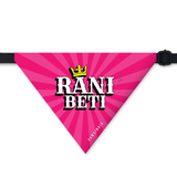 PawsIndia Pet Bandana - Rani Beti