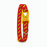 PawsIndia Bones Printed Collar for Dogs & Cats