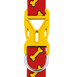 PawsIndia Bones Printed Collar for Dogs & Cats