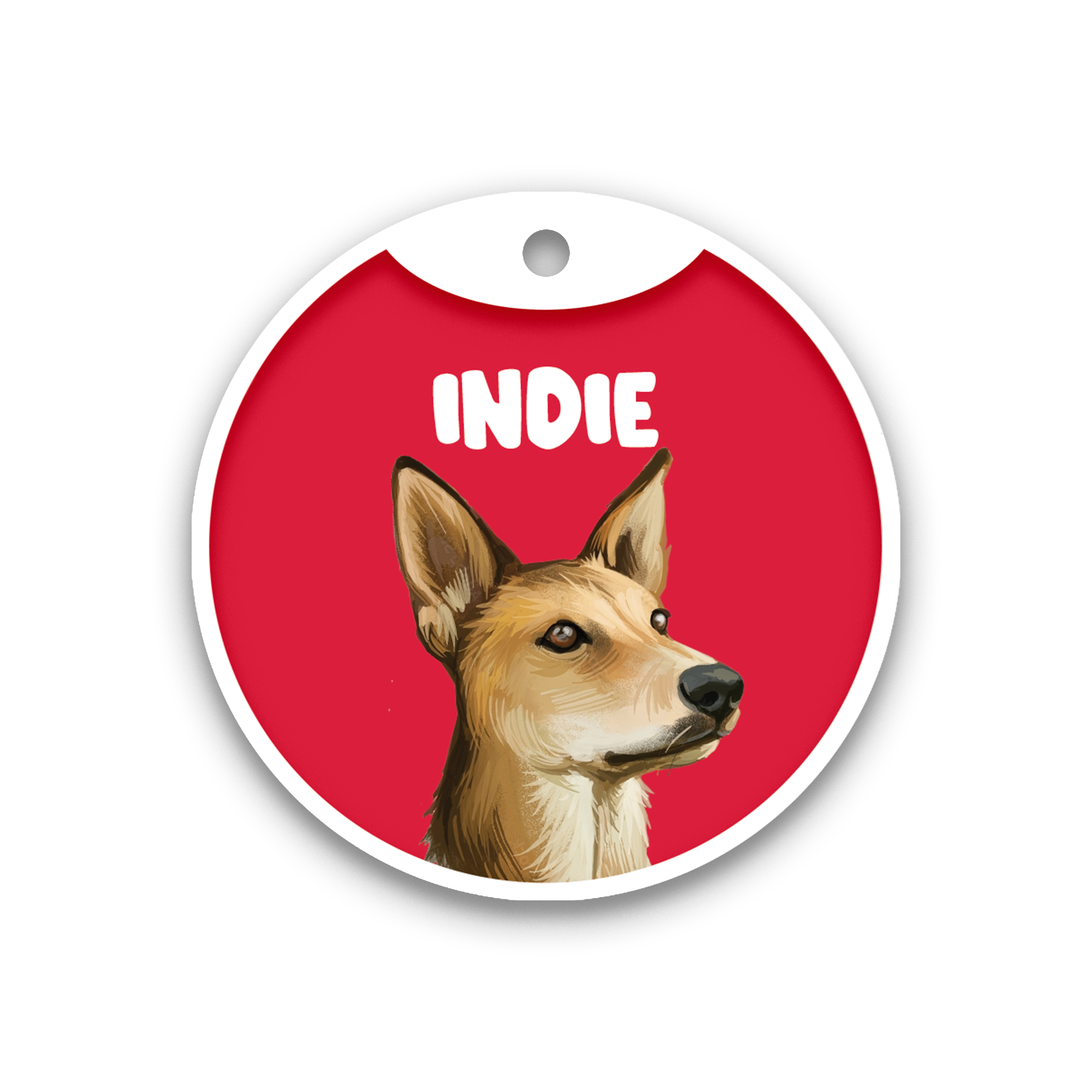 Customized Dog Id Tags - Indie