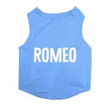 PawsIndia Sleeveless Printed Cat T-Shirt - Romeo