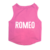 PawsIndia Sleeveless Printed Cat T-Shirt - Romeo