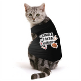 PawsIndia Sleeveless Printed Cat T-Shirt - Single-Taken-Hungry