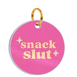 Customized Pet Id Tag - Snack Slut