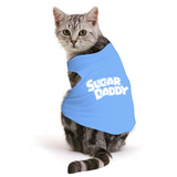 PawsIndia Sleeveless Printed Cat T-Shirt -Sugar Daddy
