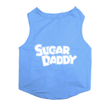 PawsIndia Sleeveless Printed Cat T-Shirt -Sugar Daddy