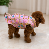 Pawsindia Traditional Nawabi Pink Embroidered Kurta for Dogs | Ethnic Festive Wear