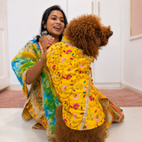 PawsIndia Traditional Marigold Yellow  Prince Kurta for Dogs - Limited Edition