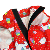 PawsIndia Unicorn Summer Dress For Pets - Red