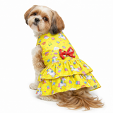 PawsIndia Unicorn Summer Dress For Pets - Yellow